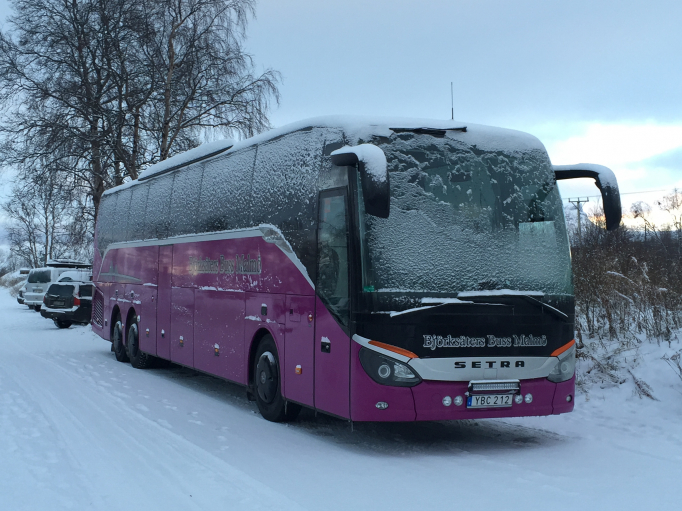 Hyr buss i Malmö och Danmark med Björksäter Buss
