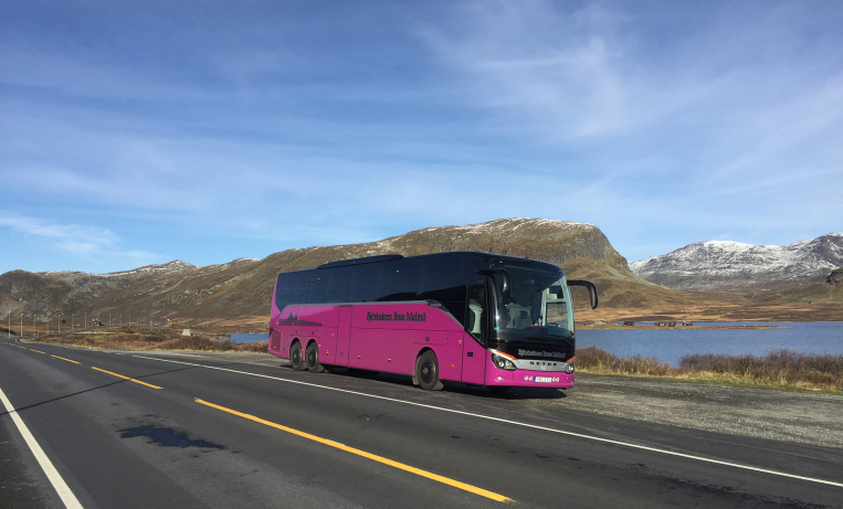 Hyr buss i Malmö och Danmark med Björksäter Buss